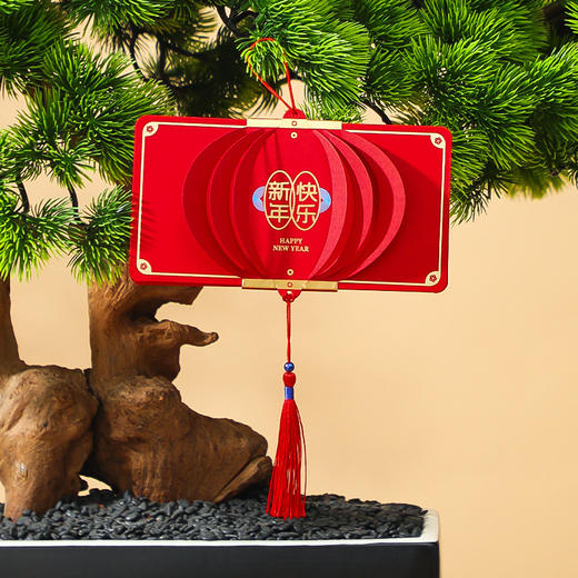 【超大容量 手提灯笼红包】2024龙年新年红包儿童压岁包过年立体折叠拜年手提灯笼钱包利是封 商品图2