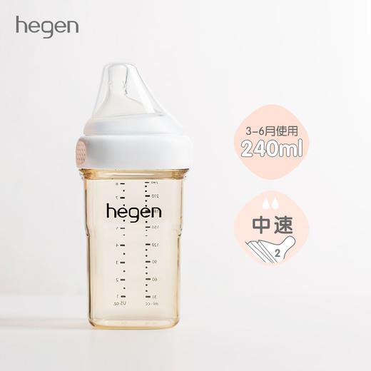 【刮码发货】新加坡HEGEN婴儿多功能PPSU奶瓶超软硅胶仿真奶嘴奶瓶配件 商品图8