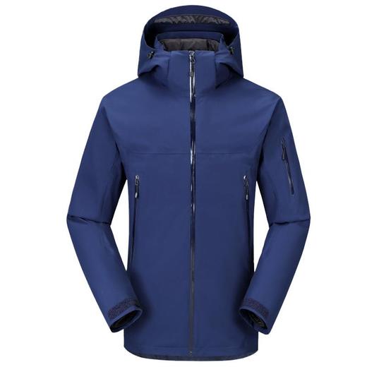 户外防水羽绒内胆冲锋衣男女两件套三合一可拆卸羽绒服接缝压胶防风登山服 商品图2