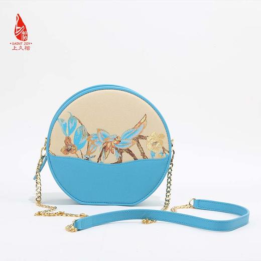 SAINTJOY/上久楷 宋锦斜背包 锦织玉叶 BWS23B0401 商品图7
