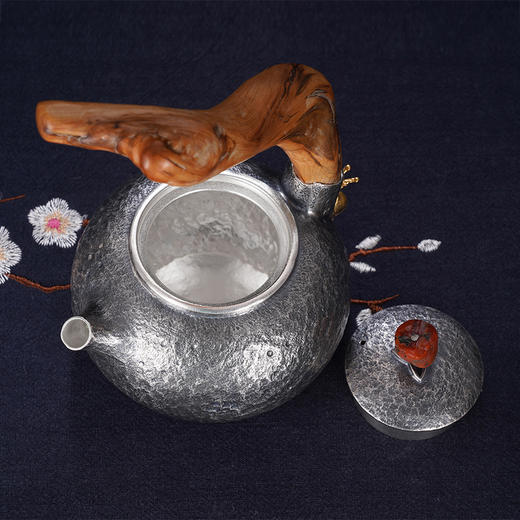 子佩集S999银【励志年华】小茶壶公道杯摆件茶具套装【TG001】【TG002】2312 商品图2