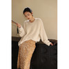 HeyDress软糯仿貂毛毛衣女冬季圆领宽松慵懒感金丝套头针织衫上衣 商品缩略图0