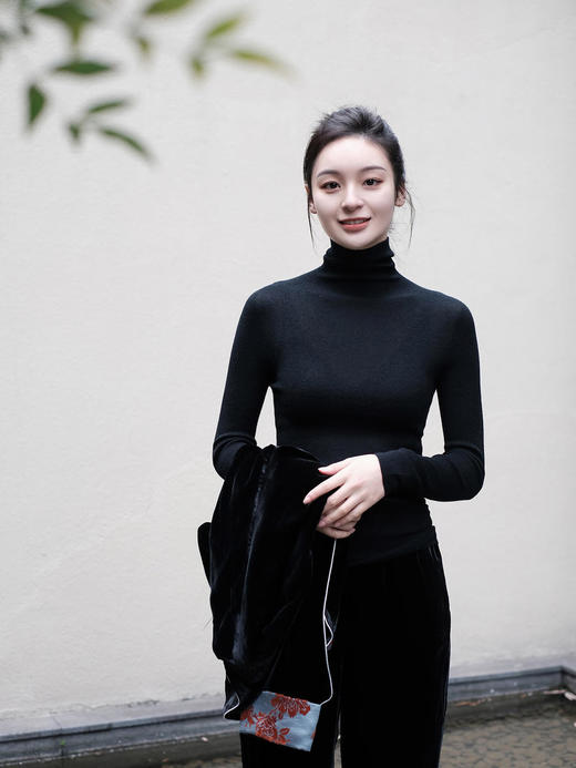 盛唐牡丹| 针织羊绒打底衫 高领 [特价品] 商品图7