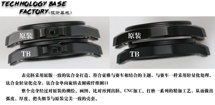 泰格豪雅竞潜系列WBD218A.FC6445真假对比