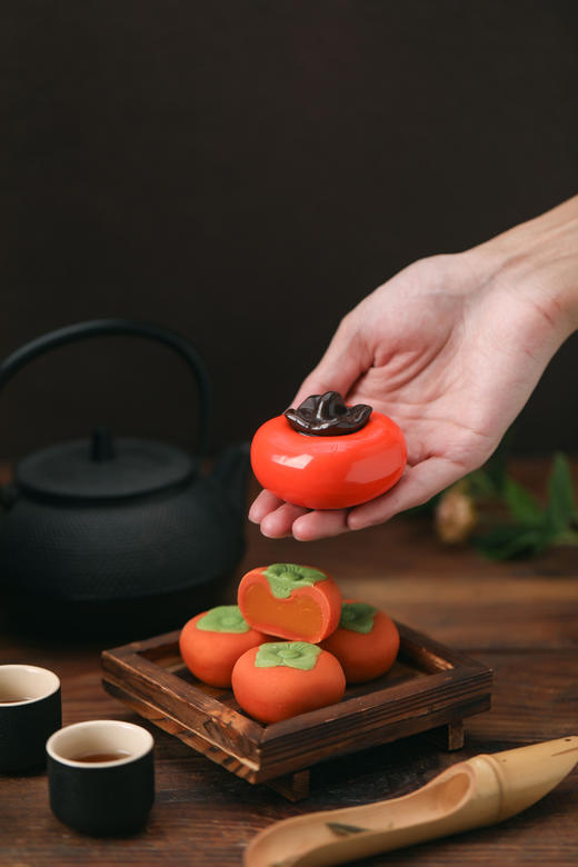 【中华老字号】节日礼盒 沈大成 柿柿如意 150g 商品图3