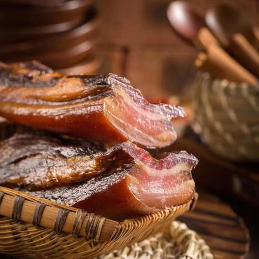 【年味】四川 樟茶鸭/烟熏腊排骨/烟熏五花腊肉特色年货 2023nhj cdyr 非质量问题不支持退货 商品图7