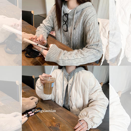 <曾小咸推荐>  连帽毛衣 商品图0