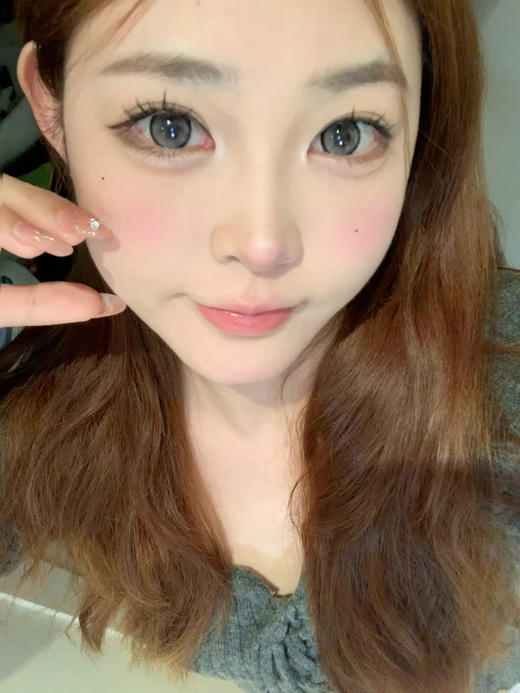 [国货美瞳]kaylens月抛  氛围感高光瞳一副2片 商品图9