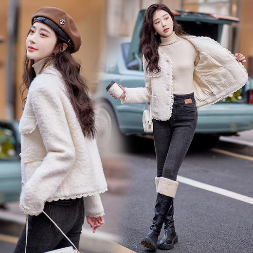 时尚小香风，高颜值90羽绒服短外套HR-BLKE8802 商品图2