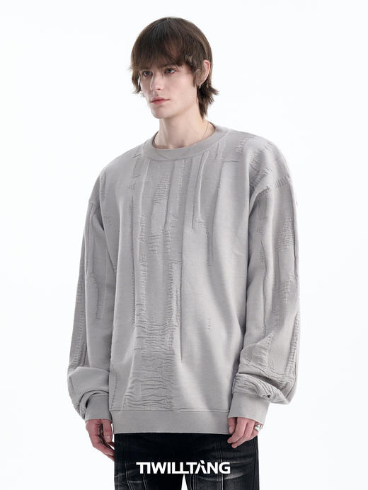 TIWILLTANG启世录“衍形砾域”高级浮雕不出错的秋冬御寒保暖毛衣 商品图2