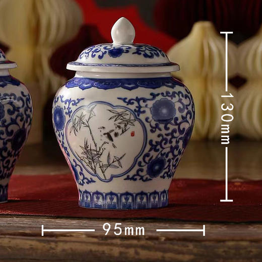 福乐安康【小双瓷罐·兰】58元/套，一件14套/约装三两到半斤 商品图3