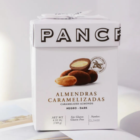 西班牙Pancracio焦糖扁桃仁巧克力140g/043972 每一粒都涵盖了一整颗扁桃仁主打就是真实有料
