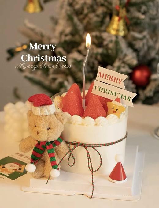 6寸圣诞小熊蛋糕 商品图1