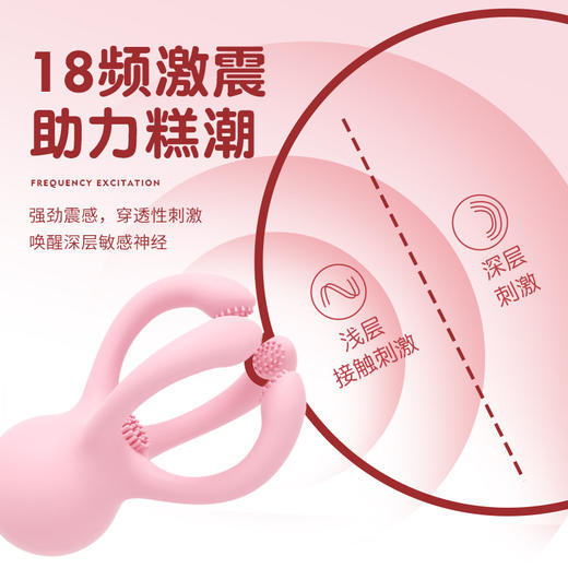 谜姬 小章鱼震乳器 胸部乳房按摩刺激 硅胶自慰器宿舍便携情趣玩具乳夹乳头阴快乐器成人性用品 商品图5
