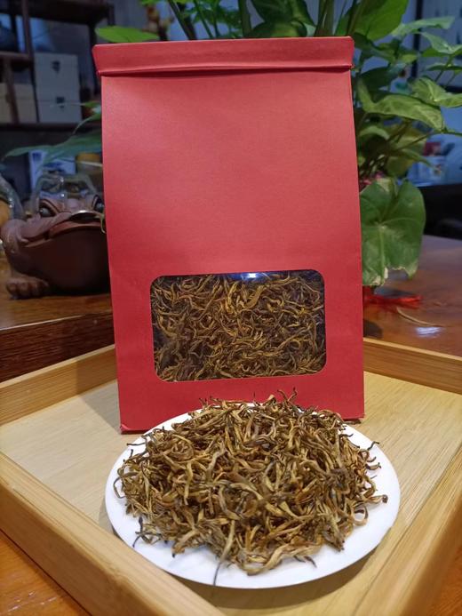 云南香归金丝特级红茶 特级滇红金丝2023新茶叶正宗云南古树红茶一芽一叶浓香耐泡型红茶 古树蜜香滇红金丝 商品图4
