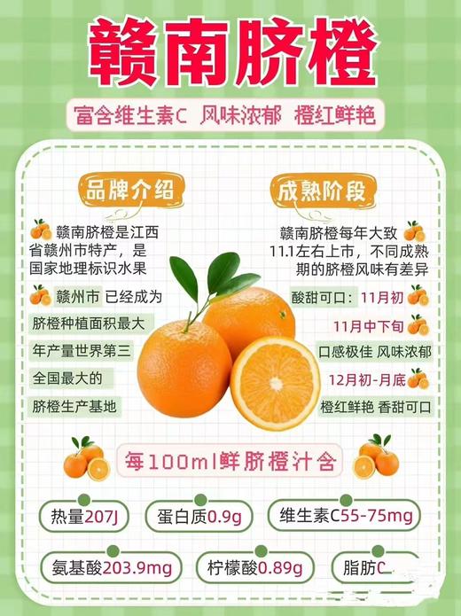 赣南脐橙一箱9.5-10斤 商品图2