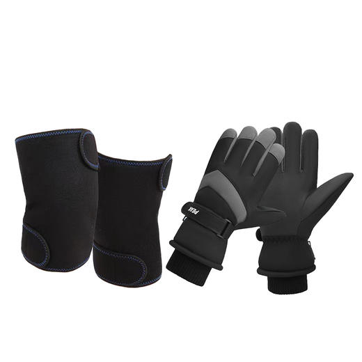 TY （分多包裹发货）悠拓者 自发热护膝一对装YT-JK002+匹克*防风手套YH23415-黑色【鲜享1.5】 商品图0