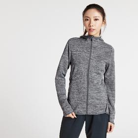 Adidas/阿迪达斯女子春秋运动休闲针织连帽夹克外套DM4396