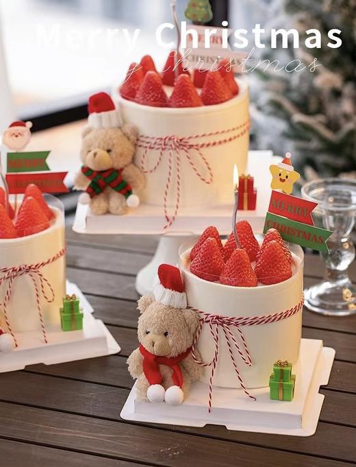 6寸圣诞小熊蛋糕 商品图2