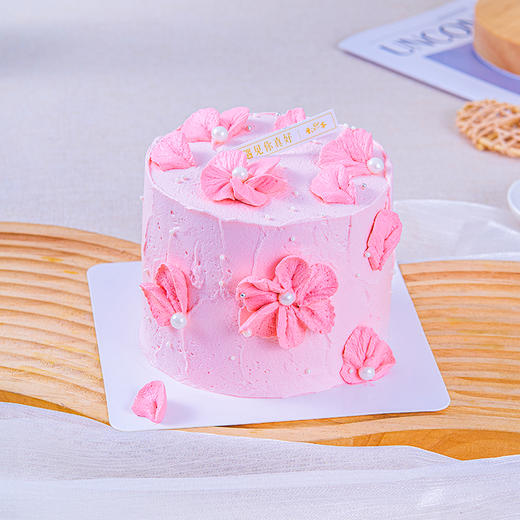 【浪漫永存】4英寸裱花蛋糕 小小的四寸生日蛋糕下午茶，适合1～2人分享（提前一天预定，不配刀叉蜡烛生日帽） 商品图2