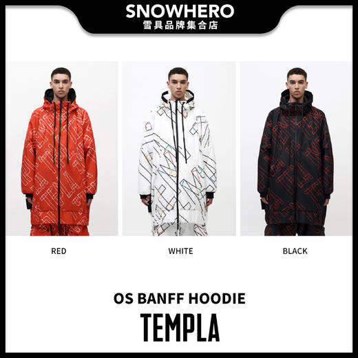 2324 TEMPLA OS BANFF HOODIE UFW21-517 滑雪服 商品图0