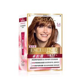 卓韵霜 赋活养护染发霜 5.4号 浅铜棕色 172ml