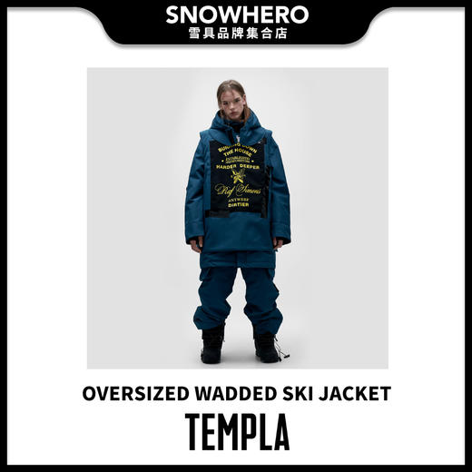 2324 TEMPLA OVERSIZED WADDED SKI JACKET 192-100T 滑雪服 商品图0