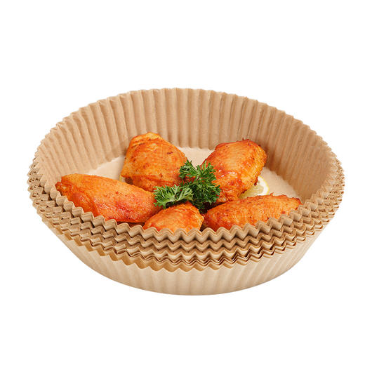 炊大皇空气炸锅专用纸家用吸油纸托垫纸食品级硅油纸盘耐高温免洗大号50张 商品图1