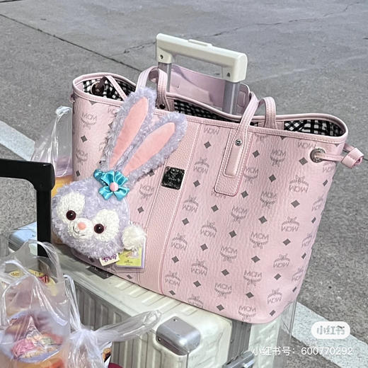 Mcm经典子母购物袋包-轻雾粉 商品图2