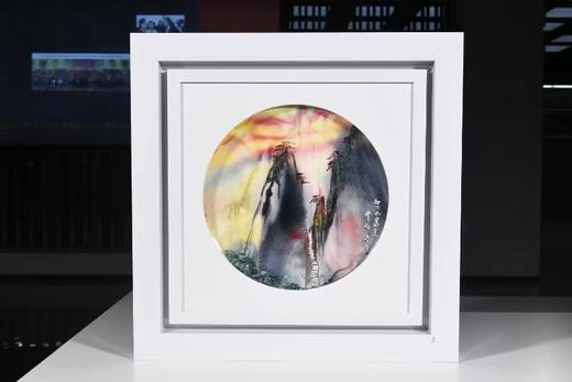 泼彩圣山晨光瓷板 商品图0