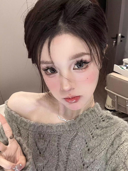 『日抛大直径』Kaylens-琉璃银灰-14.5mm【日抛 0-800度 无525/575】 商品图6