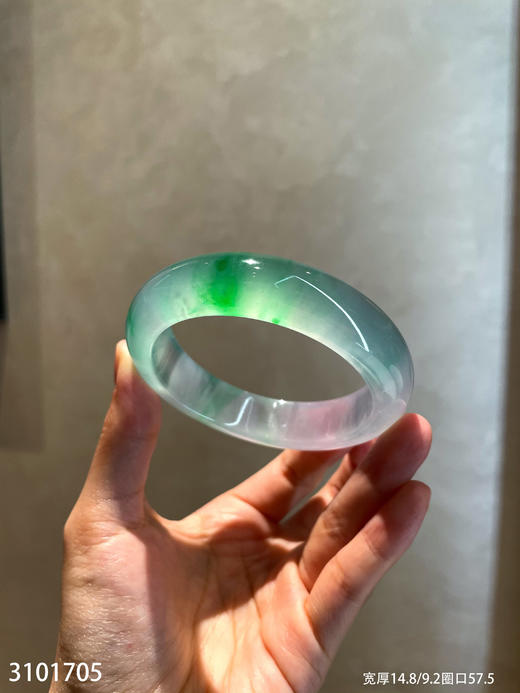 春带彩平安镯【3101705】圈口57.5～具体价格微信咨询 商品图2