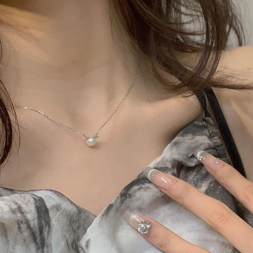 KADER卡蒂罗 小鹿角项链 S925银萌趣鹿角造型设计吉祥好运锁骨链 梦幻可爱珍珠款配饰温柔百搭 闺蜜同款女生款礼盒 商品图0