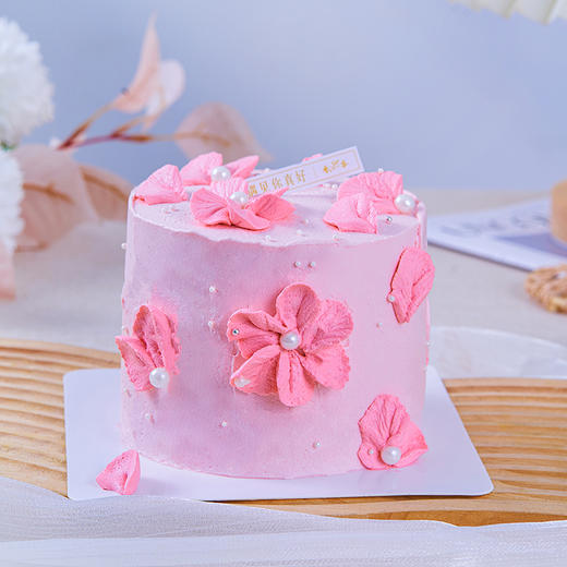 【浪漫永存】4英寸裱花蛋糕 小小的四寸生日蛋糕下午茶，适合1～2人分享（提前一天预定，不配刀叉蜡烛生日帽） 商品图1