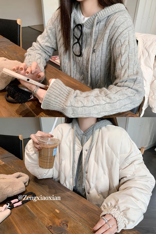 <曾小咸推荐>  连帽毛衣 商品图5