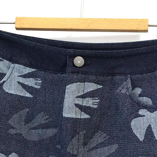 VIVIAN LIU薇薇安刘R2354001秋女装新款腰部素色拼接后开叉半裙 商品图2