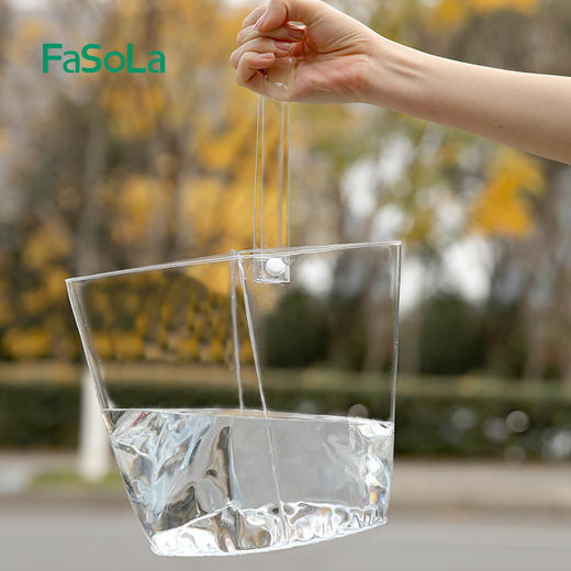 FaSoLa车载垃圾桶汽车内用可折叠挂式垃圾袋后座椅背雨伞收纳筒 商品图8