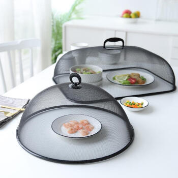 全适欧式餐桌罩防苍蝇饭菜罩长方形食物罩家用盖菜罩防虫桌罩大号网罩 /厨具 /厨用工具 /饭菜罩 商品图0