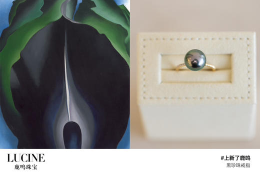 鹿鸣上新：黑珍珠戒指 商品图0