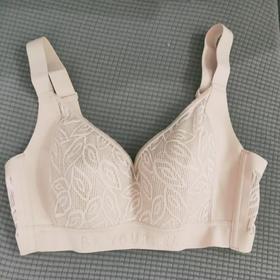 都市丽人Vbra内衣女BCD杯适穿薄款蕾丝文胸四排扣无钢圈LB36X1