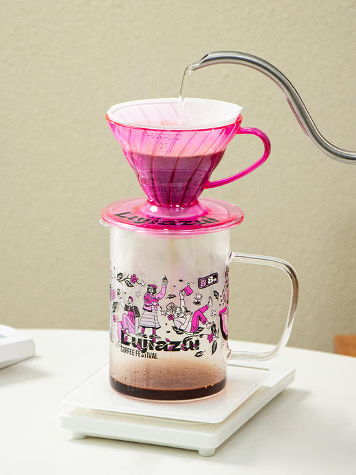 【HARIO】HARIO&MASADA&陆家嘴咖啡节8周年联名手冲咖啡套装 滤杯 咖啡壶 商品图0