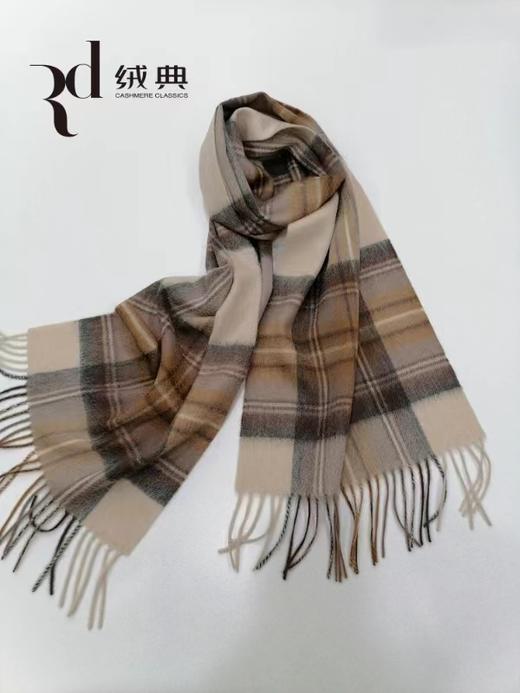 绒典经典格围巾 商品图2