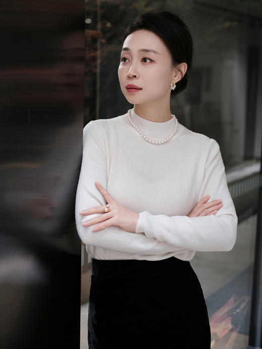 盛唐牡丹| 针织羊绒打底衫 中领  [特价品] 商品图12