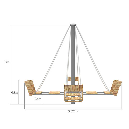 无动力升降秋千 商品图4