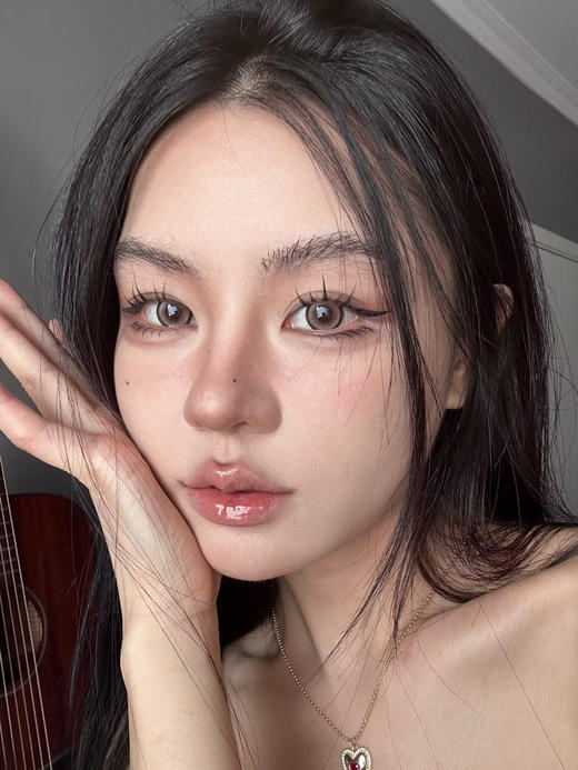 『月抛大直径』Kaylens-黄卷卷-14.5mm【月抛 0-800度 无525/575】 商品图2