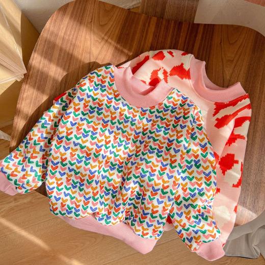 一体绒毛衣卫衣💰29.9包邮秒🌞  儿童三色加绒毛衣卫衣 80-150码 商品图6