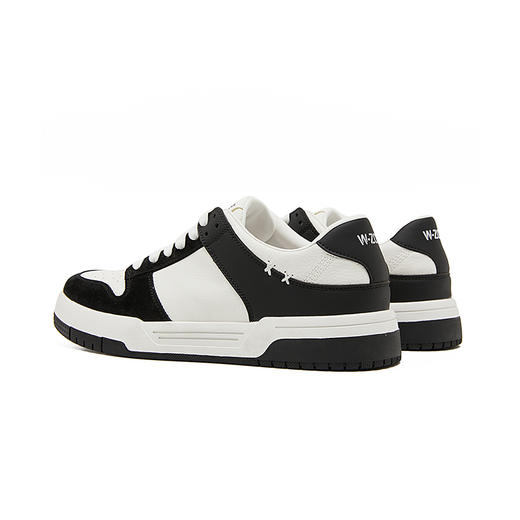 西遇黑白板鞋男新款复古韩版潮撞色低帮运动休闲鞋熊猫鞋5514 商品图3