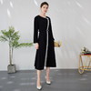 EITIE爱特爱春季新款时尚显瘦气质撞色通勤连衣裙A2407327 商品缩略图3