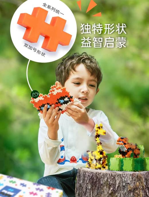 丹麦PLUSPLUS加加小颗粒积木 一益智拼接多造型 原装进口 打开积木新概念 商品图0