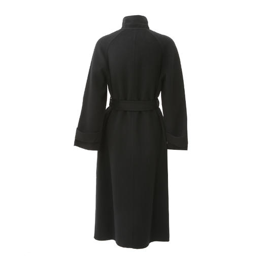 EITIE爱特爱冬季新款大方纯色百搭显瘦100%绵羊毛毛呢大衣外套7614002 商品图1